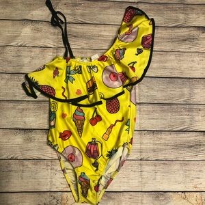 Mia Belle Girls one piece swim suit